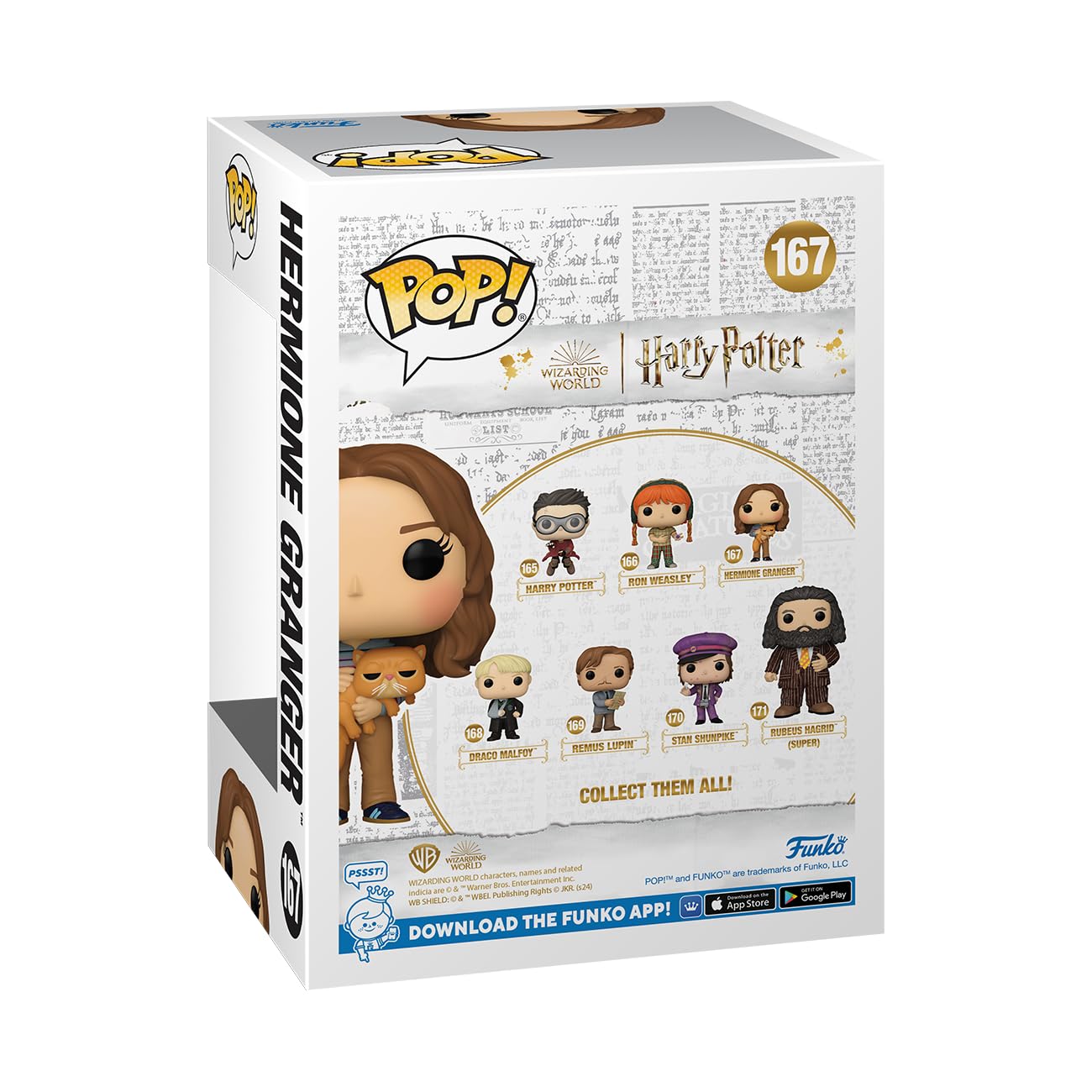 Funko Pop! & Buddy: Harry Potter Prisoner Of Azkaban - Hermione Granger With Crookshanks - Collectable Vinyl Figure - Gift Idea - Official Merchandise - For Kids & Adults - Movies Fans