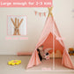 Rongfa Teepee Tent For Kids-Portable Children Play Tent Indoor Outdoor (Pink)