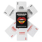 Lingo German Playing Cards | Travel Flashcards in Tin Box | 52 Essential Translations | Medium | Black
