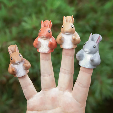 Mcphee Archie Finger Squirrels - Finger Puppets