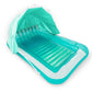 Swimline Original Suntan Tub Mint W/ Adjustable Shade Inflatable Tanning Float Floating Lounge | Personal Tan Pool Hybrid Lounge