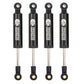 Vgoohobby 4Pcs Shock Absorber Damper Internal Spring 90mm Aluminum Alloy Shocks Compatible with Axial SCX10 90046 HSP HPI Traxxa