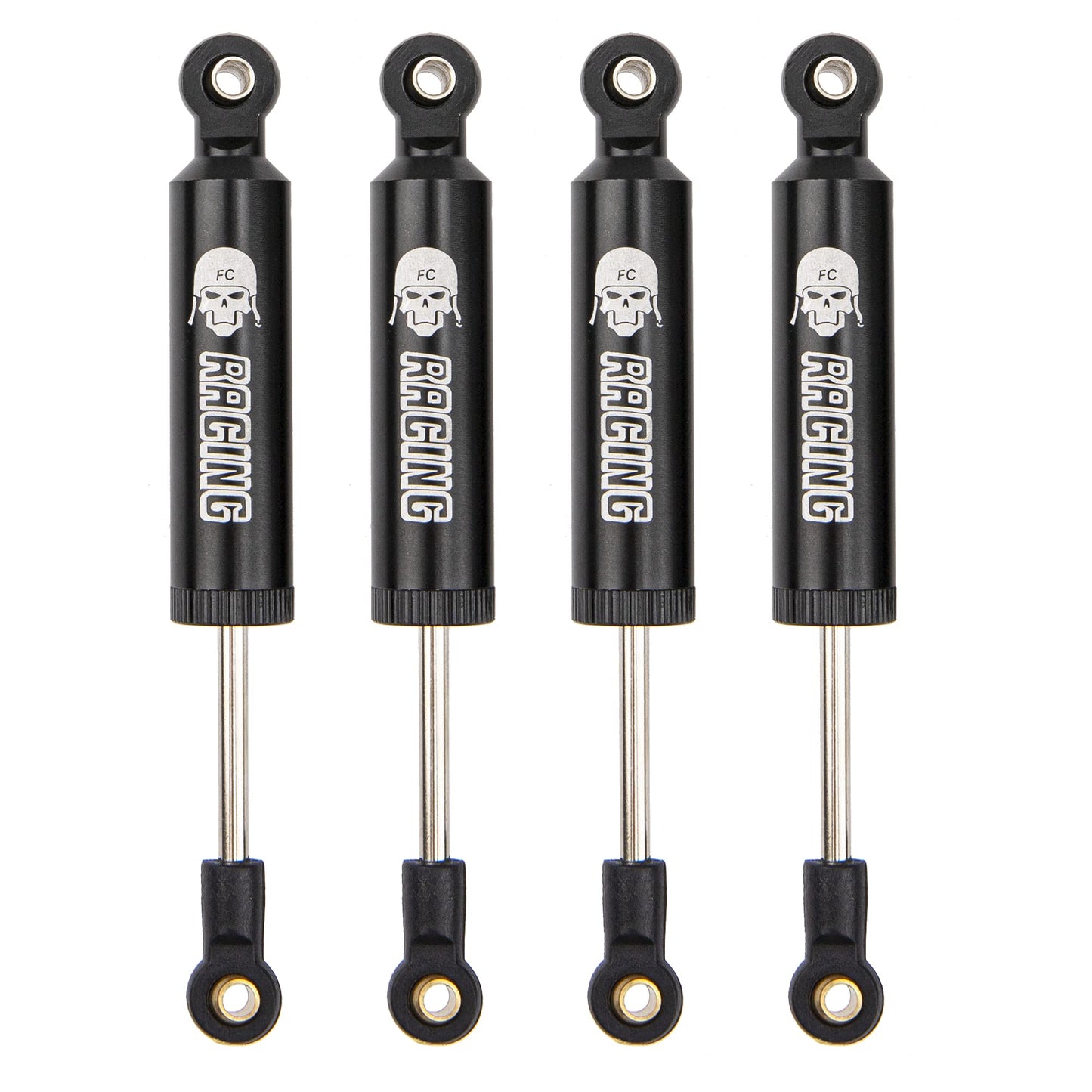 Vgoohobby 4Pcs Shock Absorber Damper Internal Spring 90mm Aluminum Alloy Shocks Compatible with Axial SCX10 90046 HSP HPI Traxxa