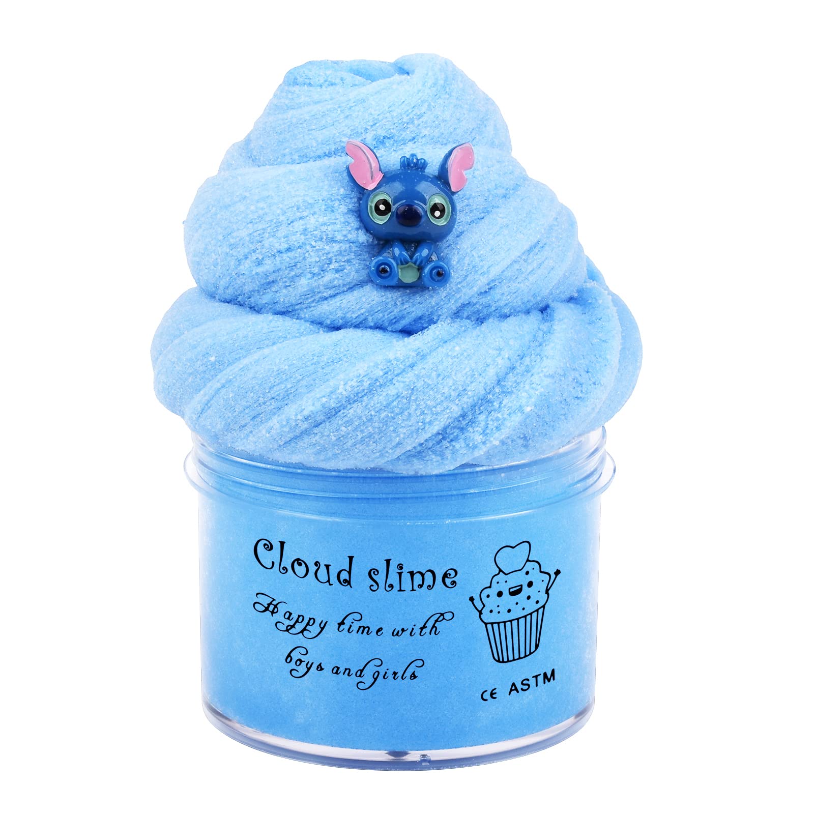 Blue Cloud Slime, Non-Sticky And Putty Slime, Stress Relief Scented Slime Toy For Kids Education, Party Favor And Birthday Gift(