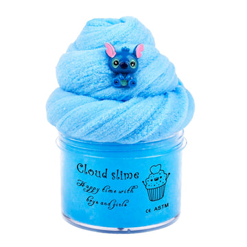 Blue Cloud Slime, Non-Sticky And Putty Slime, Stress Relief Scented Slime Toy For Kids Education, Party Favor And Birthday Gift(