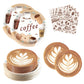 Dhnvcud 180Pcs Coffee Party Supplies Serves 60,Fun Coffee Cup Theme Paper Plates and Napkins Set for Baby Shower Birthday Party 