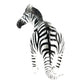 Randimals Zebra Style Kangaroo Figurine Toy 5   enhanced Hard Rubber Animal Action Figure Toy  Hybrid Friend Encourages Adventure & Imagination