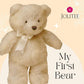 Jolitee My First Bear Stuffed Animal - Beige Neutral Teddy Bear For Baby For Newborn 10'