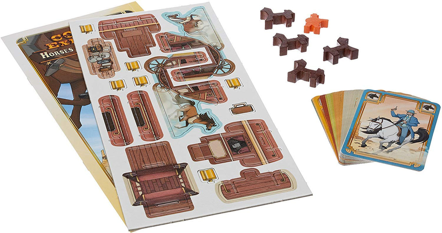 Ludonate Colt Epress Horses & Stagecoach Card Game
