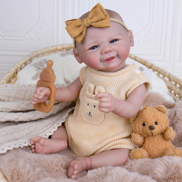 Aori Lifelike Reborn Baby Dolls - 20-inch Realistic Newborn Girl with Soft Body  enhanced Weighted Baby Doll That Look Real with Outfit for Girls Age 3+  Parents  Elderly