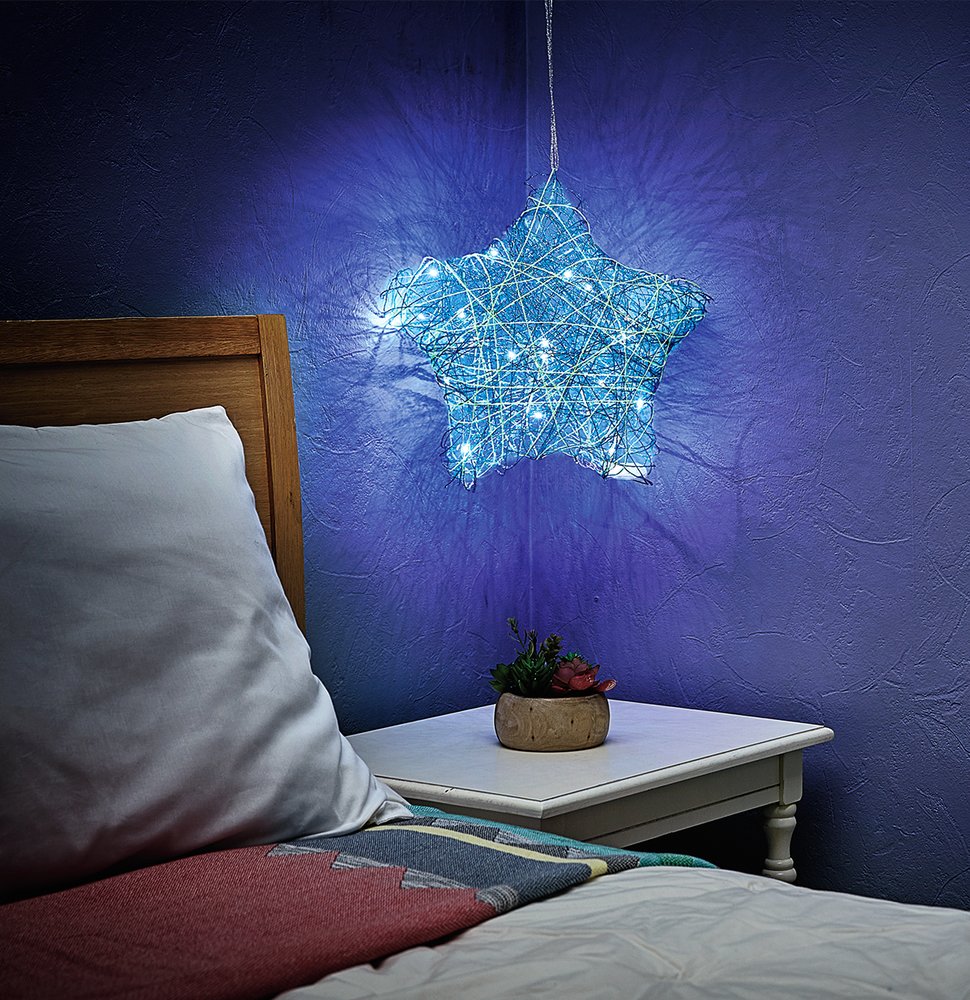 Creativity for Kids String Art Star Light Craft Kit - Create a DIY String Art Star Lantern - Arts and Craft Projects for Kids