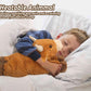 Cuckool Warmable Bull Cow Stuffed Animals, Microwavable Stuffed Animals Heating Pad For Cramps, Pain Stress Relief, Heatable Coo