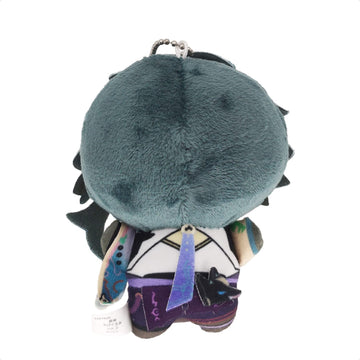 Kooliya Small Size Genshin Impact Figure Plush Doll - Xiao (4 Inch), Keychain Anime Figure Soft Stuffed Gift For Game Fans (Xiao