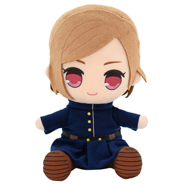 Banpresto Jujutsu Kaisen KYURUMARU NOBARA KUGISAKI Big Plush Toy - Soft Plush Material, Collectible, Ideal Gift for Anime Fans