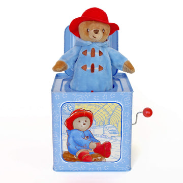 YOTTOY Paddington Bear Jack-in-the-Box Plush Toy for Infants, One Size, Music, Color: Paddington