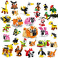 Hogokids Party Favors For Kids, 20 Pack Animals Building Block Toy, Easter Gifts Goodie Bags Stocking Stuffer Classroom Prizes Building Set, Christmas Birthday Gift For Boys Girls Ages 6-12+