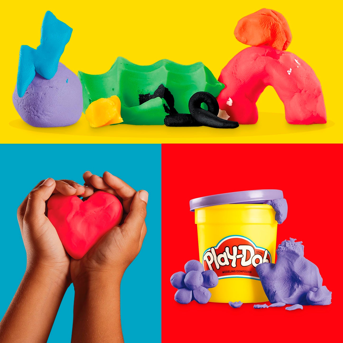 Play-Doh Bulk Pack of 48 Cans, Modeling Compound in 6 Colors, 3oz, Ages 2+, Classroom Gifts, Model B9017AF0