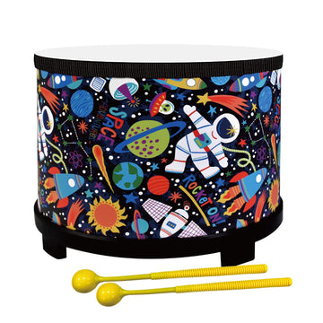 MUSICUBE Kids Drum Set - 10-inch Floor Tom with 2 Drum Sticks - Educational Musical Toys for Baby Toddler Sensory Percussion Ins
