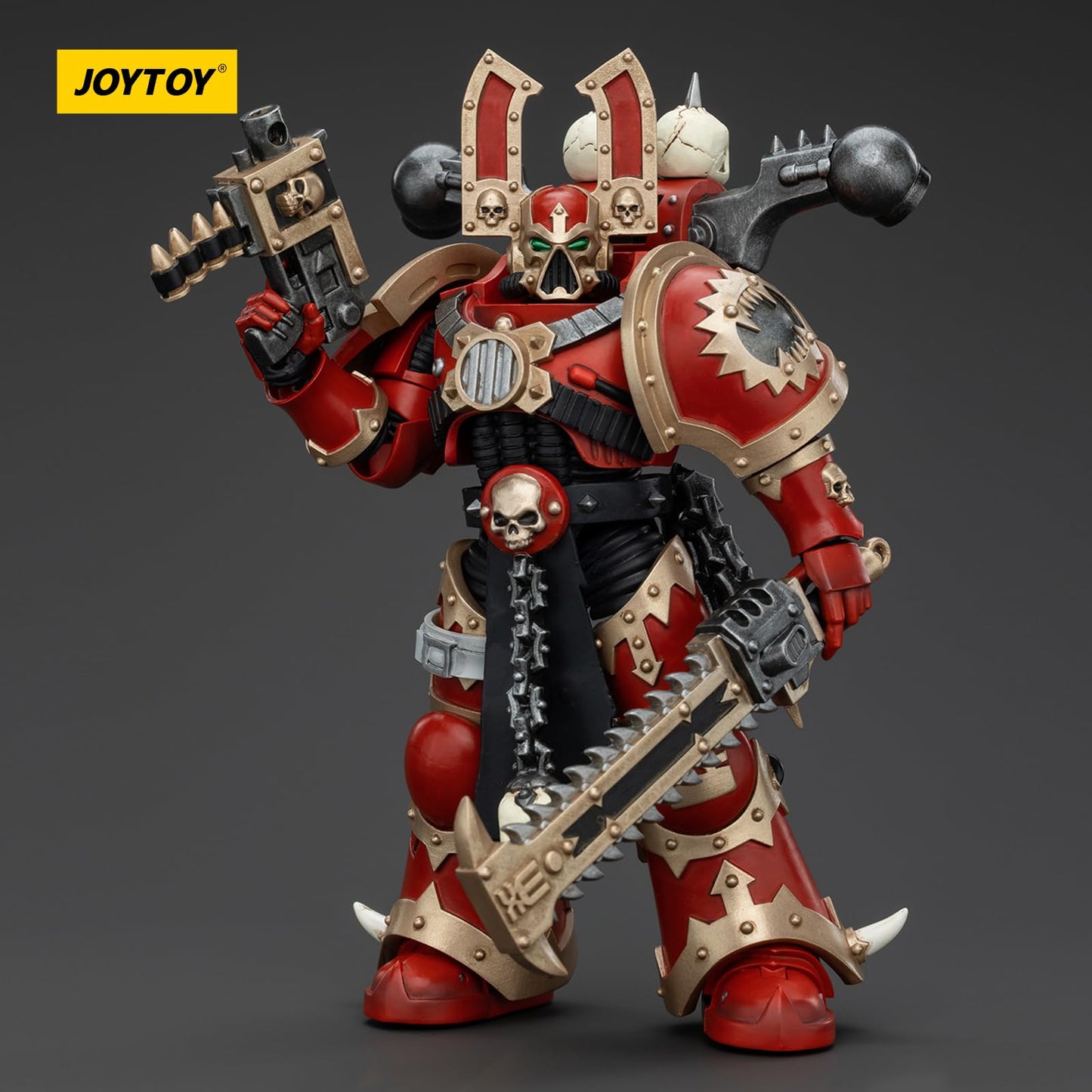 Joytoy Warhammer 40K World Eaters, World Eaters Khorne Berzerker 6 1/18 Action Figure, Dedicated To You Who Love Collecting