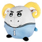 The Sleep Squad 12" Rameses Plushie - North Carolina Tar Heels Crystal Velboa Polyester Mascot