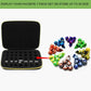 ALKOO Dice Case Holder Box Tray Compatible with DND Dice Set, Roleplaying Game for Dungeons and Dragons, Display Your Favorite 7