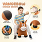 VangeBow Bouncy Horse - Inflatable Jumping Animal Hopper for Kids 3+, Black Saddle, PVC Material, Pump Included, Perfect Birthday Gift