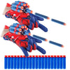 Keumi 2 Sets Spider Web Shooters Cosplay Launcher Gloves With Wrist Toy Set Hero Webs Shooter For Kids