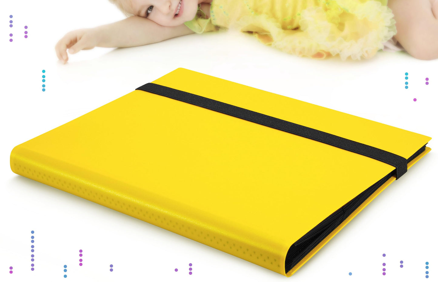 ?2025?Trading Card Binder 9 Pocket Pages  Sports Hockey Card Binder Collector Side-loading Baseball Card Holder Binder with Sleeves 20 Sheets 360 Game Card Binders for Football Soccer