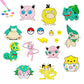 Patpat 12Pcs Diy Diamond Paint Stickers Art Kit Anime 5D Diamond Art Kit With Tools HandsOn Activity For Kids Diy Diamonds Pain