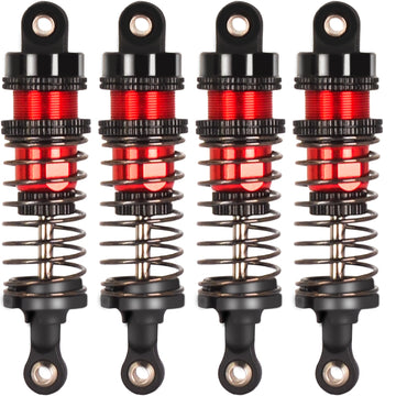 RcThjia 72mm Shocks Oil Shock Absorber RC Shock Absorber Damper Set for 1/12 1/14 1/16 Scale RC Cars WLtoys 144001, 124019, 1240