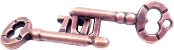 MAGIKON Traditional Brain Teaser Puzzle Toy - Metal Keys - Normal Size