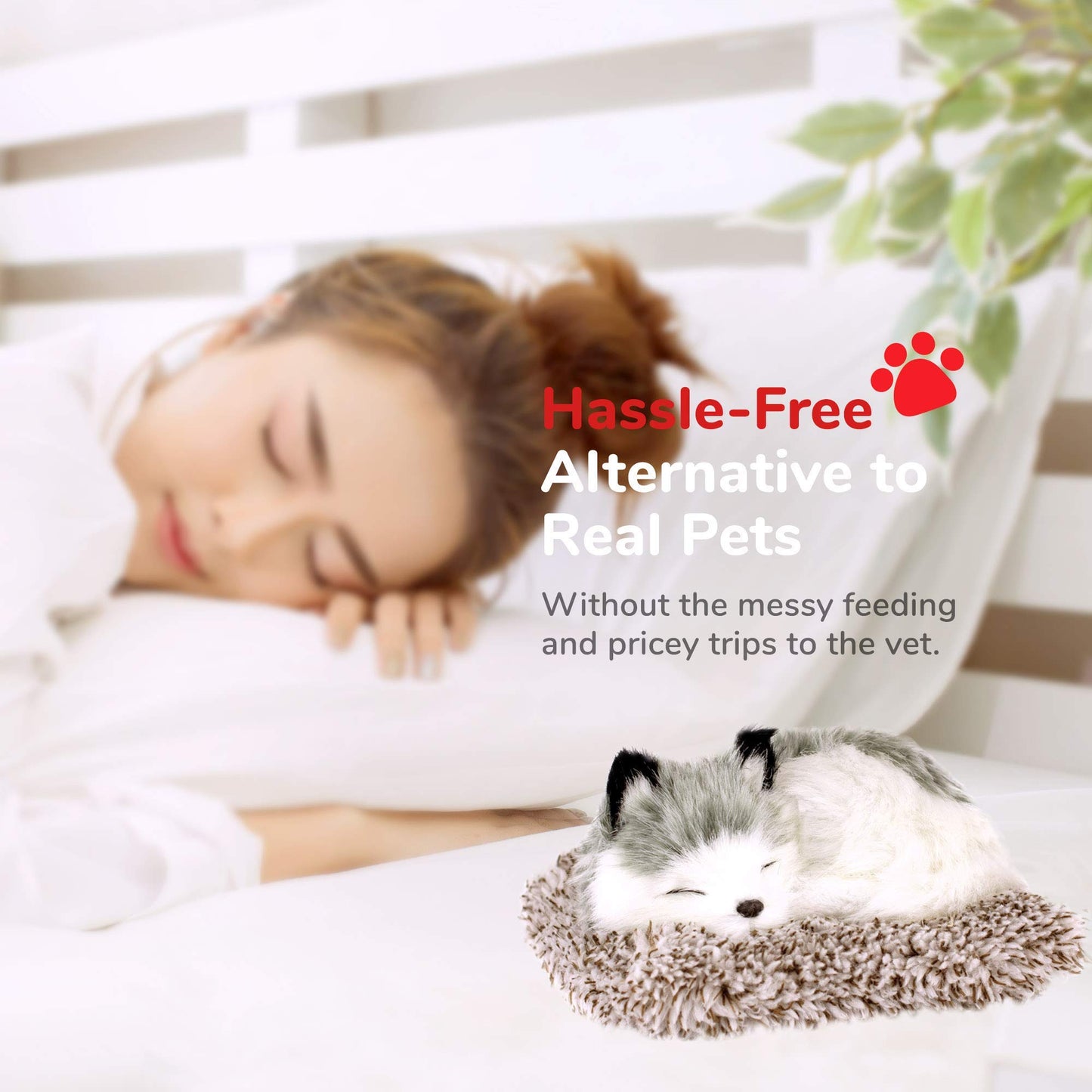 Perfect Petzzz Minis Alaskan Husky, Realistic, Lifelike Stuffed Interactive Plush Toy, Electronic Pets, Companion Pet Puppy With