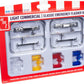 Skill 2 Model Kit Light Commercial Classic Emergency Flasher Bars Set of 10 pieces for 1/25 Scale Model by AMT