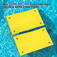 MADOG Outdoor Floating Water Mat - 9 x 6 Ft, Yellow, Tear Resistant XPE Foam, Ideal for Beach, Lake, Ocean, and Pool Fun