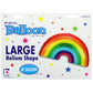 Betallic Rainbow Balloon - Multi-colored Plastic One Size Model 705136