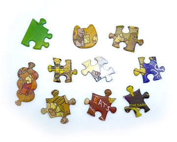 Magic Puzzle Company 1000 Piece Jigsaw Puzzle - The Busy Bistro - Paper - Series Two