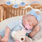 Jirachi Lifelike Reborn Baby Dolls, 18-Inch Soft Cloth Body Adorable Baby Girl, Realistic Reborn Babies with Feeding Set for Kid
