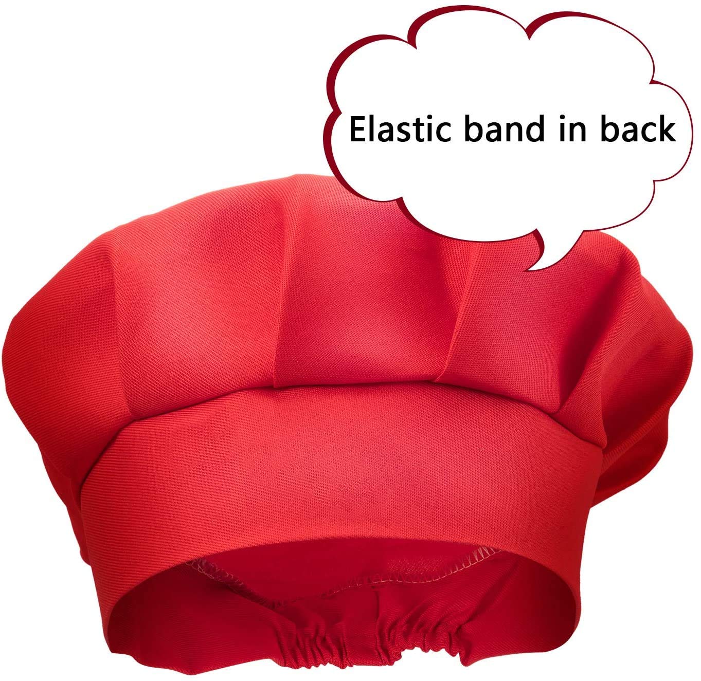 Tamicy 10 Pieces Kids Chef Hat and Apron Set - Child Kitchen Bib Aprons with Pockets Girls Boys Chef Hats for Cooking Baking Gar