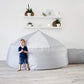 The Original Patented Airfort - Build A Fort In 30 Seconds, Inflatable Fort For Kids, Play Tent For 3-12 Years, A Playhouse Where Imagination Runs Wild, Fan Not Included (Mod About Gray)
