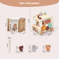 Wooden Activity Cube 8-In-1 Montessori Toys | Multifunctional Early Educational Learning Toys | Activity Cube For Baby Shape Sor