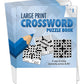 ZOCO - Large Print Crossword Puzzle Books (25 Bulk Pack) - Games for Adults, The Visually Impaired, Seniors - Gifts for Assisted