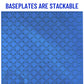 Strictly Briks Stackable Baseplates 12 Pack Compatible with Lego - 2 Rainbow Colors Stackable Brick Building Baseplate 20x20 Stu