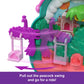 Polly Pocket Peacock Garden Compact Playset with 2 Micro Dolls & Pets, Multicolor, One Size, Model HWN97