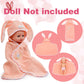 Baby Doll Accessories Magic Bottle Set - 13 Pieces Doll Feeding Pretend Playset With Disappearing Milk & Juice Bottles, Pacifier