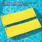 MADOG 18 x 6 Ft Outdoor Floating Water Mat for mature-themed Beach Lake Ocean Swimming Pool Large Size 3 Layer Tear Resistant XPE Foam Giant Swim Tanning Float Island Pad Raft Recreation Hck Lounge Yellow