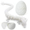 Philicoco 3D Printed Articulated Dragon Egg - Easter Basket Stuffers, Fidget Toy Gift For Kids & Adults(Glow)