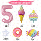 Donut 5Th Birthday Decorations,Sweet 5Th Birthday Party Decorations For 5Th Birthday Donuts Foil Balloons Sweet 5Th Donut Birthday Party Decorations Party Supplies Backdrops For Girls