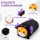Mmguai 24'' Cute Black Axolotl Cat Plush Toy, Kawaii Plushies Big Axolotl Stuffed Animal, Soft Squishy Axolotl Kitten Plushies G