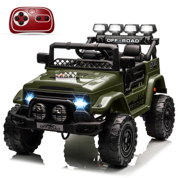 Hipicute 12V Kids Ride On Car for Kids Ages 37-96 Months, Electric Truck Ride On Toys with 5MPH Max Speed, Remote Control, Accel