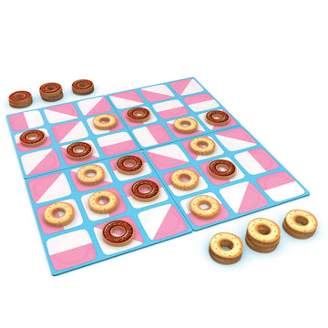 Funforge: Donuts - The Tasty & Tactical Clash For 2 Players, Placement Board Game, Abstract Adult & Family Game, Ages 8+, 10-15
